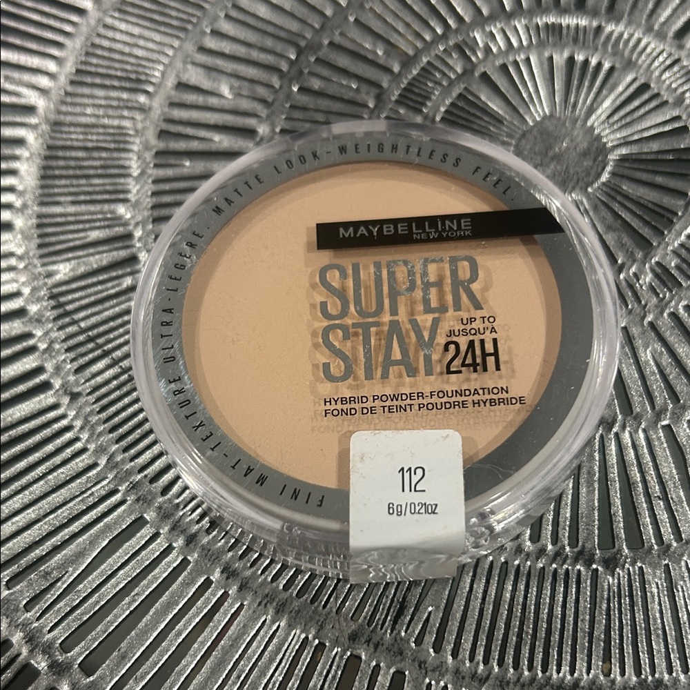 Maybelline Super Stay 24H Hybrid Powder Foundation - 112